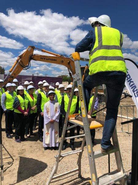 Ground breaking of a new centre