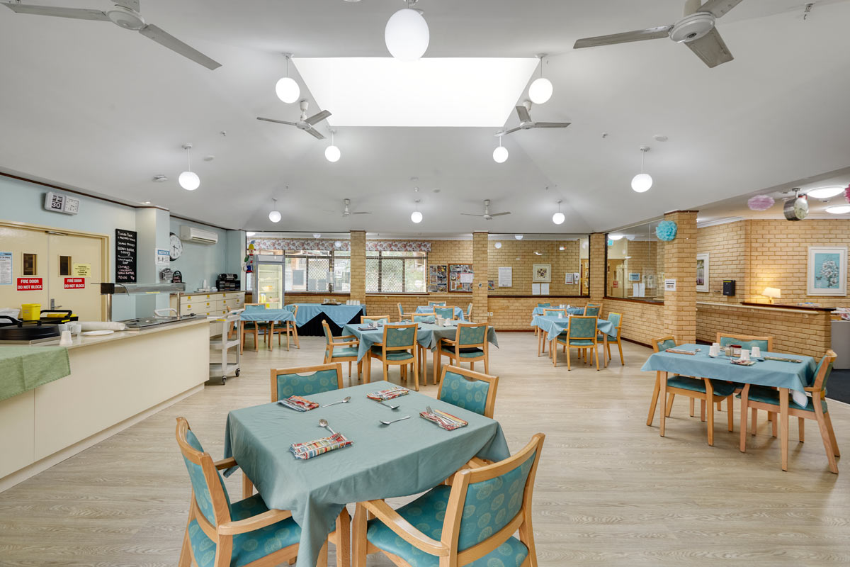 Archbishop Goody Residential Care Dining area