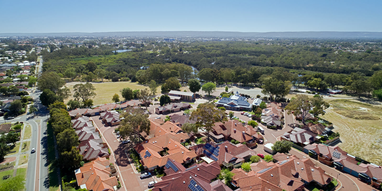 Aerial View of Castledare Residential Aged Care