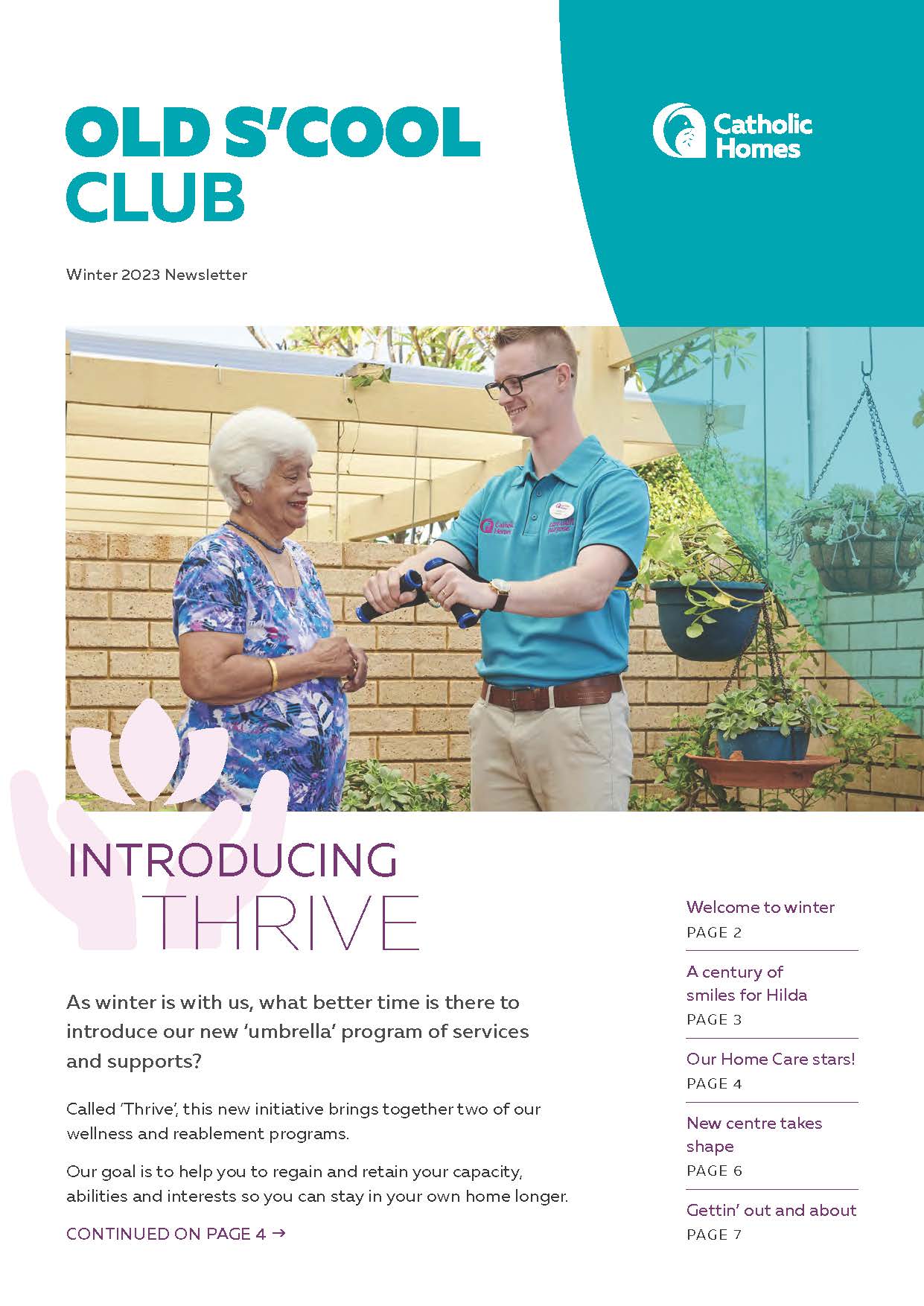 Home Care client newsletter Winter 2023