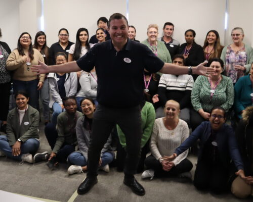 Facility Manager Wade with his staff