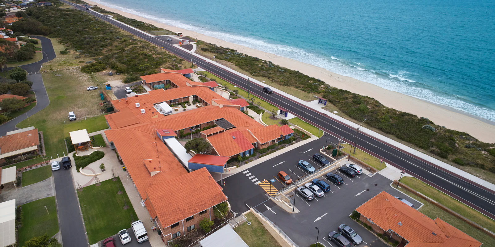 Aerial View of Ocean Star Independent Living Village
