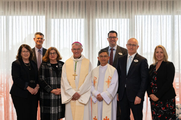 Catholic Homes Board with Rev Costello and Fr Michael Do