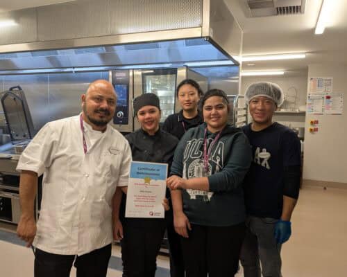 SMG Kitchen Team Recognised for Outstanding Service